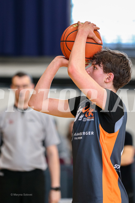 23.03.2025 Österreichischer Basketballverband 2024/25, SLMU16, Post SV Wien vs. Basket Dukes