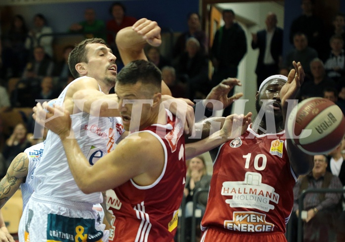 Basketball ABL 2015/16 Grunddurchgang 24.Runde Kapfenberg Bulls vs BC Vienna