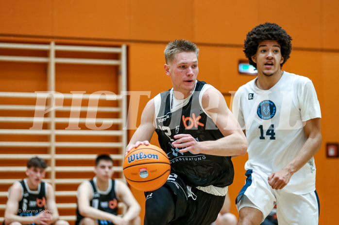 26.01.2025 Österreichischer Basketballverband 2024/25, SLMU19, Vienna Timberwolves vs. Basket Dukes
