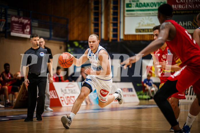 Basketball, Basketball Austria Cup 2021/22, Achtelfinale, Oberwart Gunners, Traiskirchen Lions, 