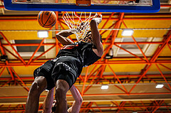 Basketball, win2day Basketball Superliga 2024/25, Grunddurchgang Runde 15, BBC Nord Dragonz, Kapfenberg Bulls, Maxime Carene (31)
