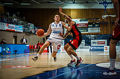 Basketball, bet-at-home Basketball Superliga 2021/22, Grunddurchgang Runde 4, Oberwart Gunners, BC GGMT Vienna, Sebastian Käferle (7)