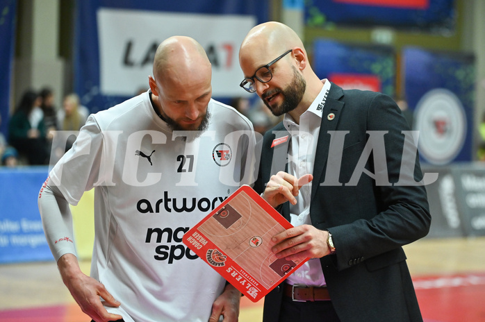 Basketball, Superliga 2024/25, Grunddurchgang 17.Runde, Flyers Wels vs. BBC Nord Dragonz,