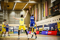 Basketball, bet-at-home Basketball Superliga 2019/20, Viertelfinale 4. Spiel, SKN St. Pölten Basketball, Oberwart Gunners, Quincy Diggs (13)