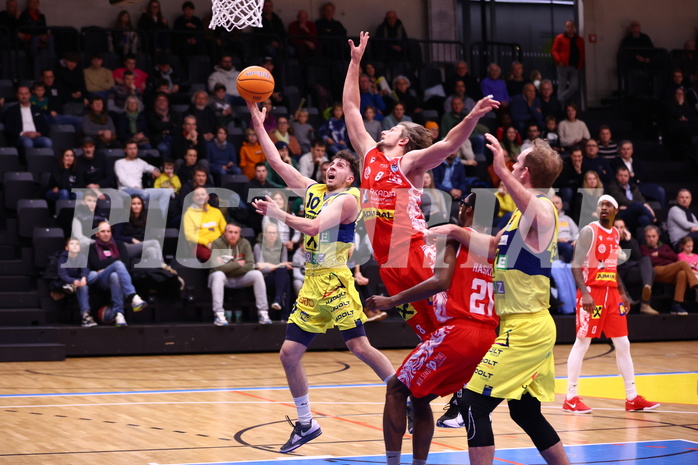 08.12.2024, Graz, Raiffeisen Sportpark Graz, Basketball Superliga 2024/25, Grunddurchgang, Runde 11, UBSC Raiffeisen Graz - Arkadia Traiskirchen Lions