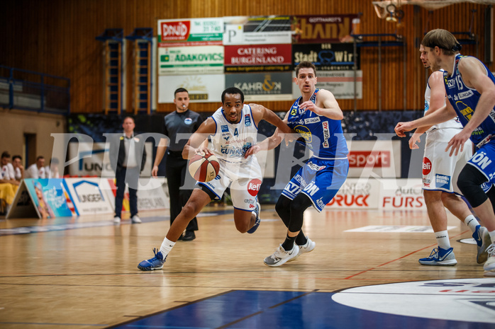 Basketball, bet-at-home Basketball Superliga 2020/21, Grunddurchgang 14. Runde, Oberwart Gunners, Gmunden Swans, Laurence Alexander (4)