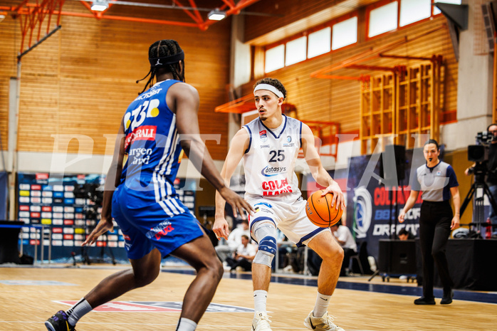 Basketball, win2day Basketball Superliga 2024/25, Playoffs Finale 2. Spiel
, BBC Nord Dragonz, Oberwart Gunners, Lukas Hahn (25)
