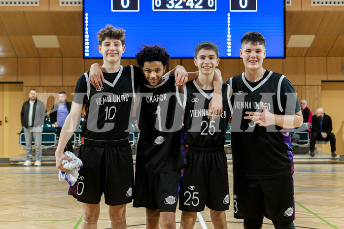 09.03.2025 Österreichischer Basketballverband 2024/25, SLMU14, STARS Basketball vs Vienna United 09.03.2025 Österreichischer Basketballverband 2024/25, SLMU14, STARS Basketball vs Vienna United