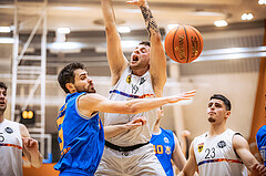 Basketball, Basketball Zweite Liga 2022/23, Grunddurchgang 10.Runde, Vienna United, BBU Salzburg, Vitalii Shorstkiy (19)