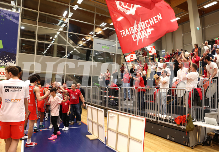 Basketball Superliga 2023/24, Playoff, Viertelfinale Spiel 2 SKN St. Pölten vs. Traiskirchen Lions