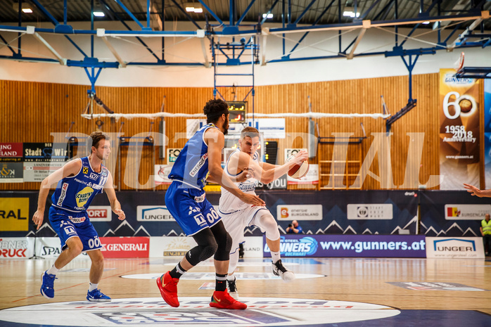 Basketball, Admiral Basketball Superliga 2019/20, Platzierungsrunde 3.Runde, Oberwart Gunners, Gmunden Swans, Edi Patekar (9)