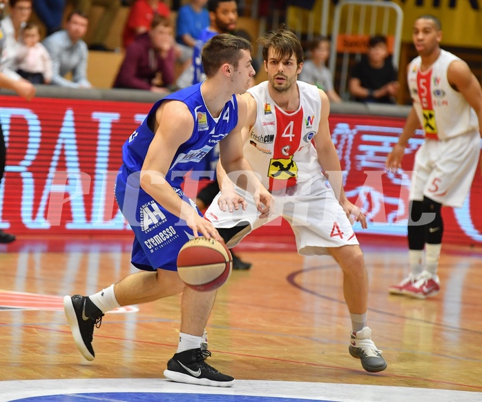 Basketball ABL 2017/18 Grunddurchgang 30. Runde Flyers Wels vs Oberwart Gunners