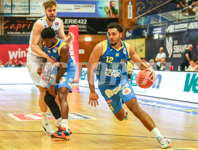 Basketball Superliga 2022/23, Grunddurchgang 12.Runde Gmunden Swans vs. SKN St.Pölten