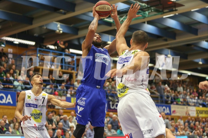 29.10.2017 Basketball ABL 2017/18 Grunddurchgang 6. Runde Gmunden Swans vs Oberwart Gunners