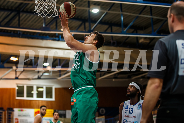 Basketball, bet-at-home Basketball Superliga 2020/21, Grunddurchgang 1. Runde, Oberwart Gunners, Kapfenberg Bulls, Nemanja Krstic (12)