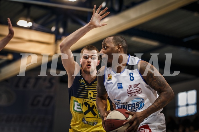 Basketball, ABL 2018/19, Grunddurchgang 27.Runde, Oberwart Gunners, UBSC Graz, Justin Coleman (8) Basketball, ABL 2018/19, Grunddurchgang 27.Runde, Oberwart Gunners, UBSC Graz, Justin Coleman (8)