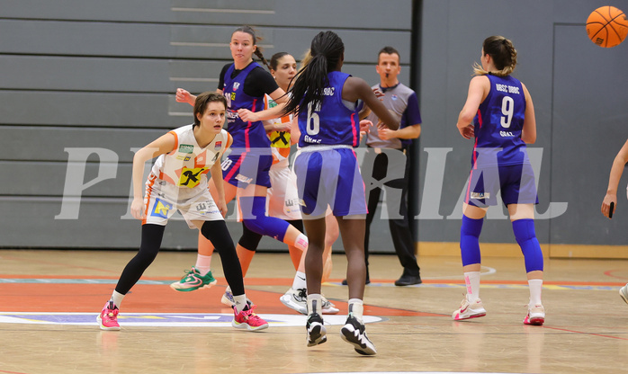 Basketball Damen Superliga 2023/24, Grunddurchgang 12.Runde BK Duchess Klosterneuburg vs. UBSC Graz


