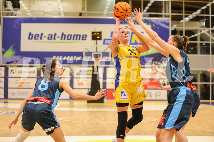 Basketball Damen Superliga 2023/24, Grunddurchgang 7.Runde SKN St. Pölten vs. Vienna Timberwolves


