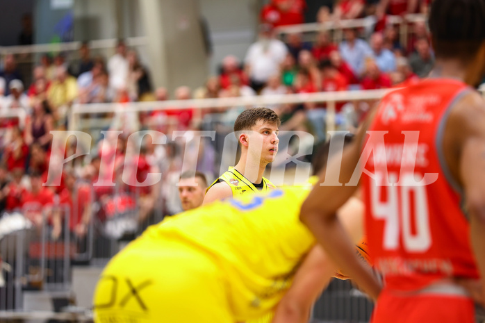 Basketball Superliga 2023/24, Playoff, Viertelfinale Spiel 4 SKN St. Pölten vs. Traiskirchen Lions


