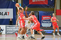 Basketball, Superliga 2024/25, Grunddurchgang 10.Runde, Flyers Wels vs. Traiskirchen Lions,
