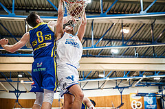 Basketball, bet-at-home Basketball Superliga 2020/21, Grunddurchgang, 12. Runde, Oberwart Gunners, UBSC Graz, Ignas Fiodorovas (5)