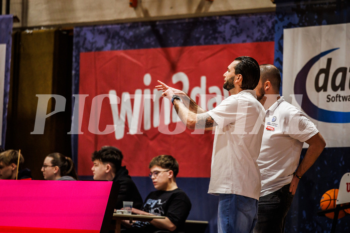 Basketball, win2day Basketball Superliga 2024/25, Grunddurchgang Runde 21, BBC Nord Dragonz, BC Vienna, Felix Jambor (Head Coach)
