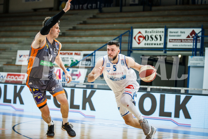 Basketball, bet-at-home Basketball Superliga 2020/21, Platzierungsrunde, 2. Runde, Oberwart Gunners, Klosterneuburg Dukes, 