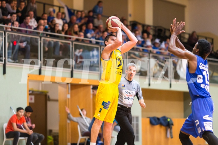 Basketball ABL 2015/16 Grunddurchgang 20.Runde UBSC Graz vs. Oberwart Gunners