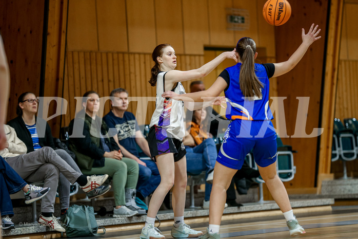 05.04.2025 Österreichischer Basketballverband 2024/25, SLWU16 Vienna United vs. DBB  Basketgirls Wels