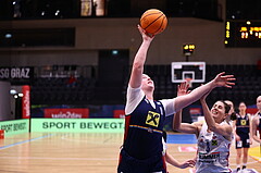 04.02.2024, Graz, Raiffeisen Sportpark, Basketball Damen Superliga 2023/24, Grunddurchgang 11.Runde, UBSC-DBBC Graz - SKN St. Pölten Frauen ,  