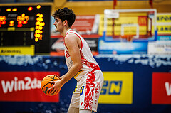 Basketball, win2day Basketball Superliga 2024/25, Grunddurchgang 12.Runde, Traiskirchen Lions, Klosterneuburg Dukes, Aleksej Kostic (6)