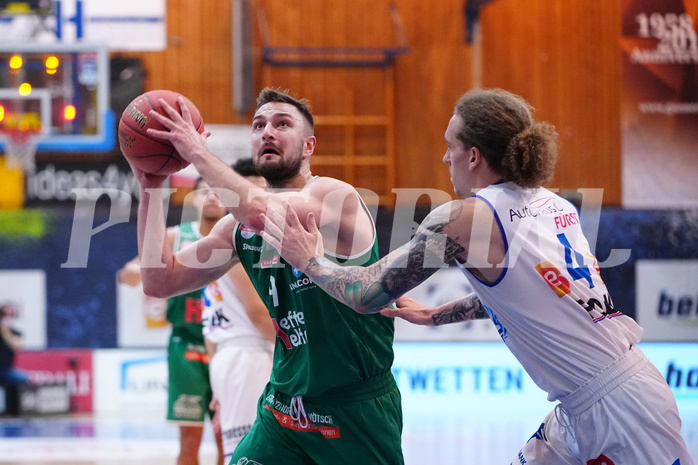 Basketball Superliga 2021/22, 2. Platzierungsrunde, Oberwart vs. Kapfenberg 


