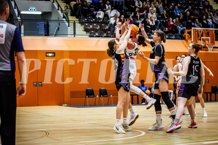 Basketball, Win2Day Basketball Damen Superliga 2024/25, Grunddurchgang 11.Runde, Vienna Timberwolves, Vienna United, Lea Feitl (33)