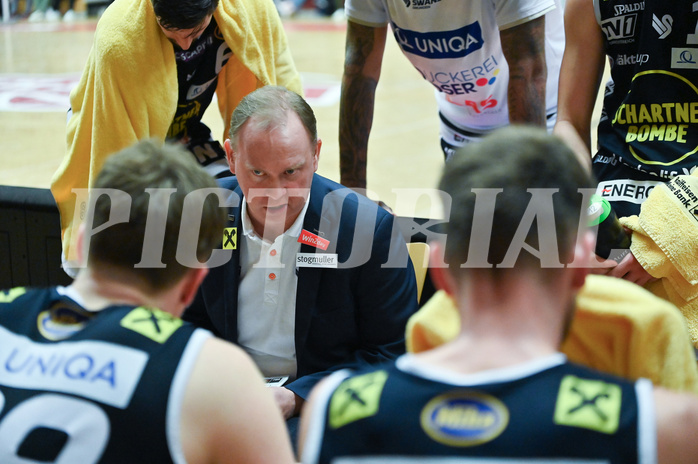 Basketball Superliga 2023/24, 8.Plazierungsrunde,
Flyers Wels vs. Gmunden Swans

