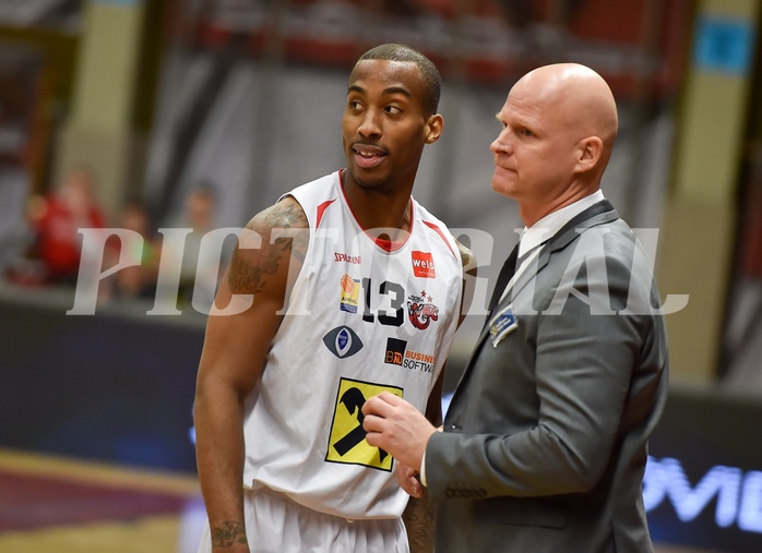 Basketball ABL 2015/16 Grunddurchgang 27.Runde WBC Wels vs Traiskirchen Lions