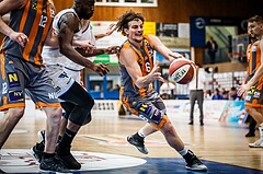 Basketball, ABL 2018/19, Grunddurchgang 31.Runde, Oberwart Gunners, Klosterneuburg Dukes, Moritz Lanegger (6)
