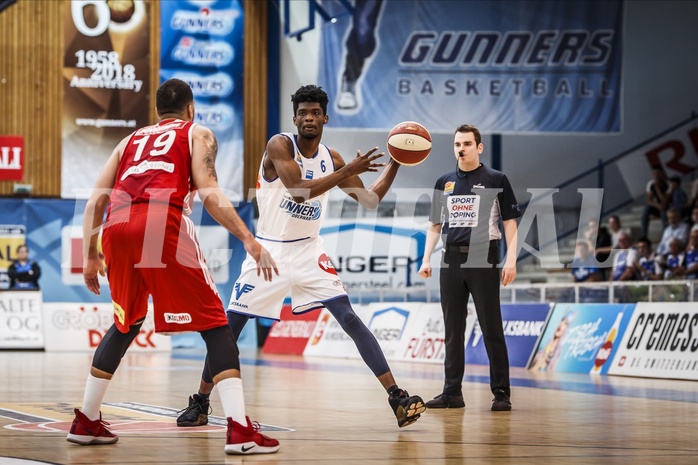 Basketball, ABL 2018/19, Playoff VF Spiel 1, Oberwart Gunners, BC Vienna, Dwane Miner (6)