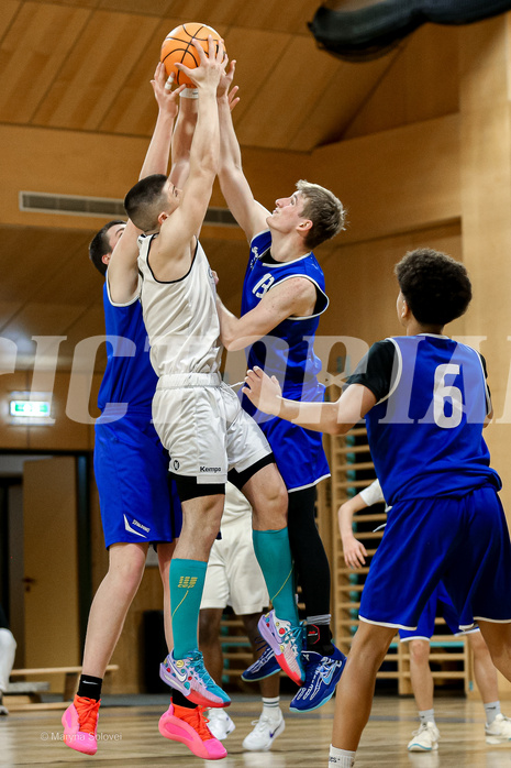 16.02.2025 Österreichischer Basketballverband 2024/25, SLMU16 Basket Flames WAT vs SG Salzkammergut