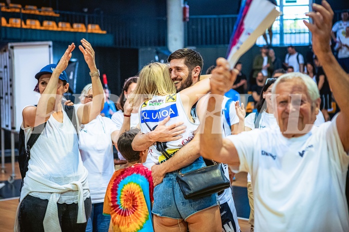 Basketball, Win2Day Superliga 2022/23, Playoff, Finale Spiel 4, BC Vienna, Gmunden Swans, 