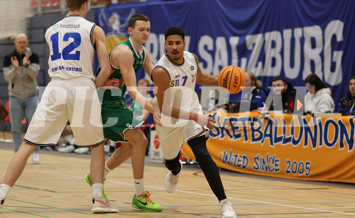 Basketball Zweite Liga 2023/24, Grunddurchgang 14.Runde BBU Salzburg vs. Future Team Steiermark