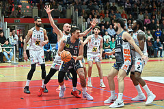Basketball, Superliga 2024/25, Grunddurchgang 19.Runde, Flyers Wels vs. Klosterneuburg,
