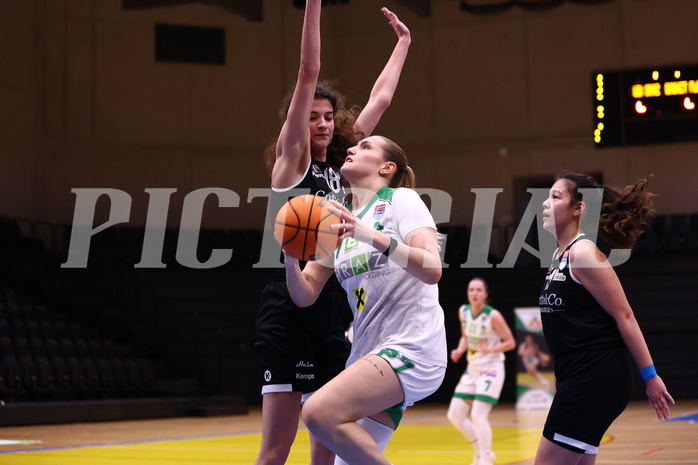 02.03.2024, Graz, Raiffeisen Sportpark, Basketball Damen Superliga 2023/24, Grunddurchgang 14.Runde, UBI Holding Graz - Basket Flames Women ,  