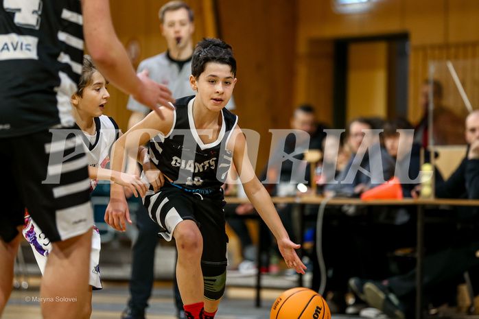 12.01.2025 Österreichischer Basketballverband 2024/25, SLMU14, SU Döbling vs Vienna Giants