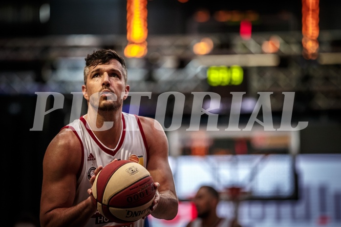 Basketball, ABL 2017/18, Grunddurchgang 36.Runde, BC Vienna, Oberwart Gunners, Stjepan Stazic (7)