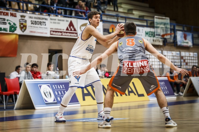 Basketball, ABL 2018/19, Grunddurchgang 23.Runde, Oberwart Gunners, Fürstenfeld Panthers, Stefan Blazevic (13)