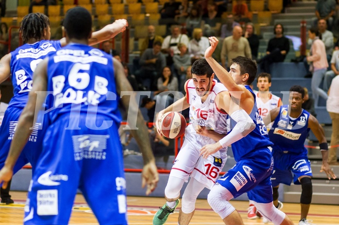 Basketball ABL 2015/16 Grunddurchgang 4.Runde Traiskirchen Lions vs Oberwart Gunners