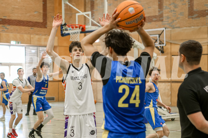 27.04.2025 Österreichischer Basketballverband 2024/25, SLMU16, VF Vienna United vs. SKN St. Pölten