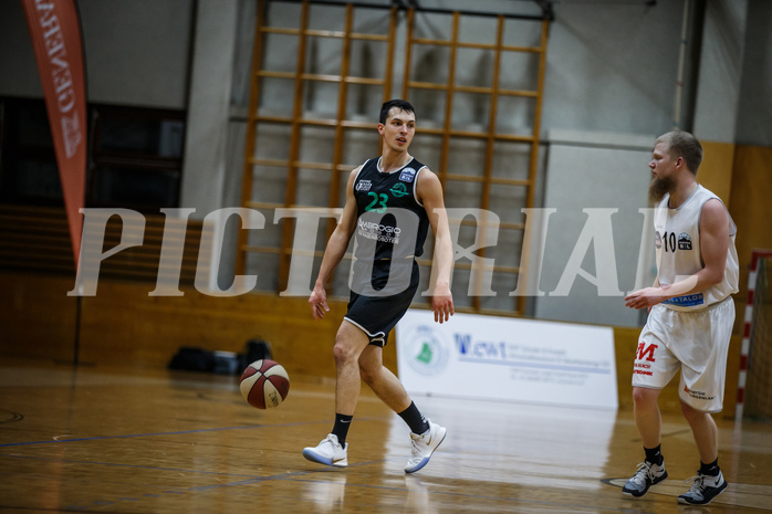 Basketball, Basketball Zweite Liga, Grunddurchgang 18.Runde, Mattersburg Rocks, Deutsch Wagram Aligators, Lukas Hofer (23)