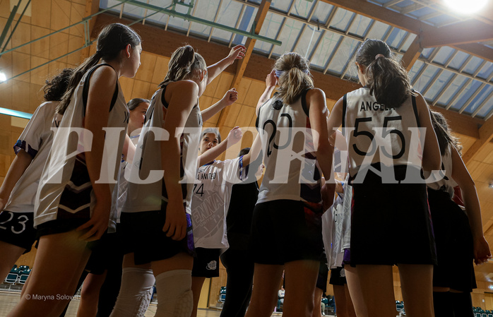 23.02.2025 Österreichischer Basketballverband 2024/25, SLWU14 Vienna United vs. Vienna Timberwolves
