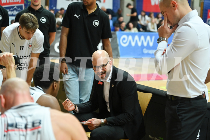 Basketball, Superliga 2024/25, Grunddurchgang 5.Runde, Flyers Wels vs. BC Vienna,